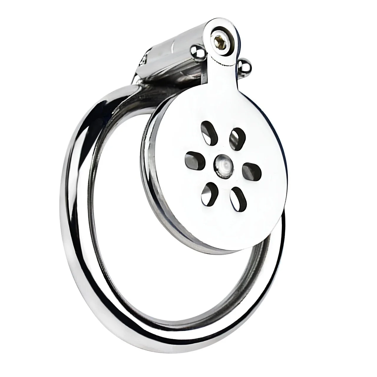Cock Cage Male Toy Chastity Cage Lock Chastity Devices Male Invisible Stainless Steel Chastity Belt Device Flat Cage