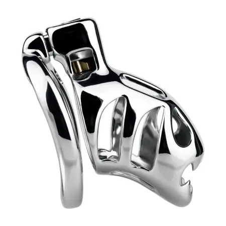 Male Chastity Cage Wearable Male Chastity Cage Metal Cage for Spicing up Intimacy Sex Toy Available in Four Sizes