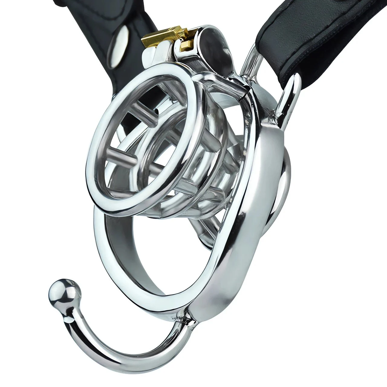 Direct Sales Cock Cage Male Chastity Device With Testicles Brackets Strap on Penis