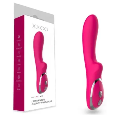 USB Rechargeable 10 Frequency Silicone Dildo Vibrator Powerful G-Spot Glimmer for Female Masturbation