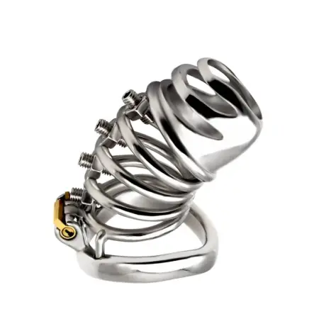 Big Chastity Cage Jj Cage Cock Cage Ring Adjustable Chastity Device for Male
