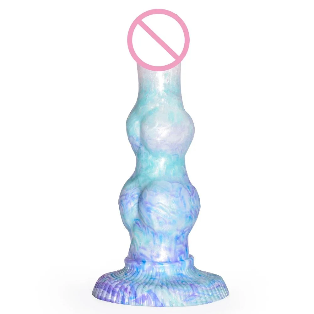 Color Liquid Silicone Alien Strapon Dildo Female G-spot Stimulate Masturbation Dildo Sex Products Penis