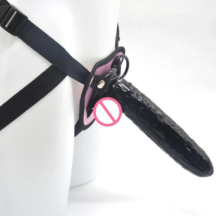 cucumber Shape Lesbian Sex Toy Penis with Belt Ladies Dress Strap on Dildo Pants for Lesbian Sex Toy