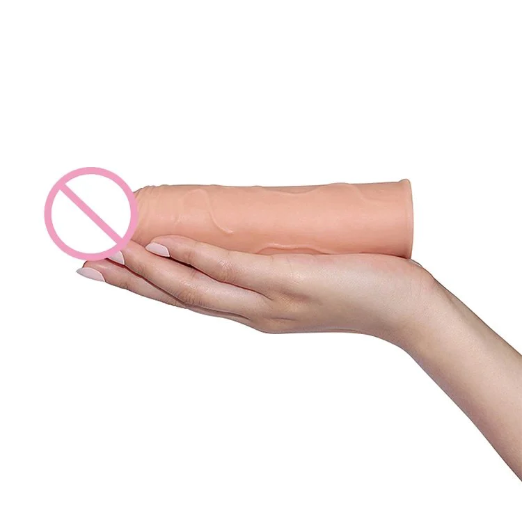 Sex Toy Woman Adult Female Masturbation Lovetoy Extension Sleeve Silicon Dildo Penis