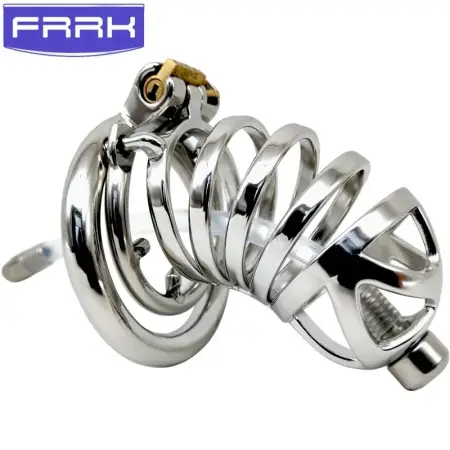 12B Chastity Lock Adult Chastity Apparatus Stainless Steel Series Hair Anti - Derailment