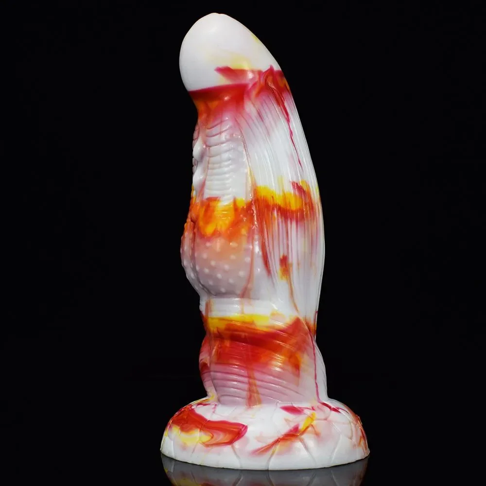 8 Inch Small Anal Plug Thick Monster Dildo Geeky Colorful Sex Toy G-spot Massage Anal Dilator