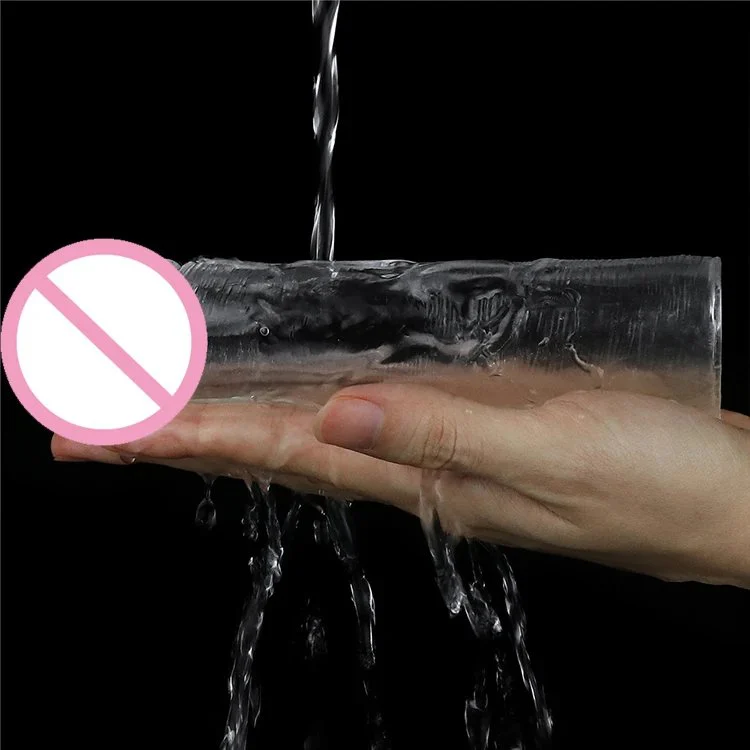 Prostate Massager Female Masturbation Exquisite Extended Realistic Dildo Transparent Dildo Cover