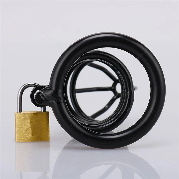 3 Different Sizes Bondage Birds Cock Cages Black Steel Male Chastity Device Cage Sex Toy for Men