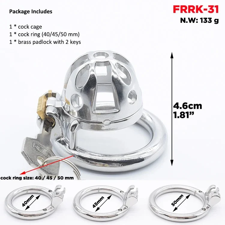 Control the Libido Bird Cage Lock Male Sex Toy with High Quality