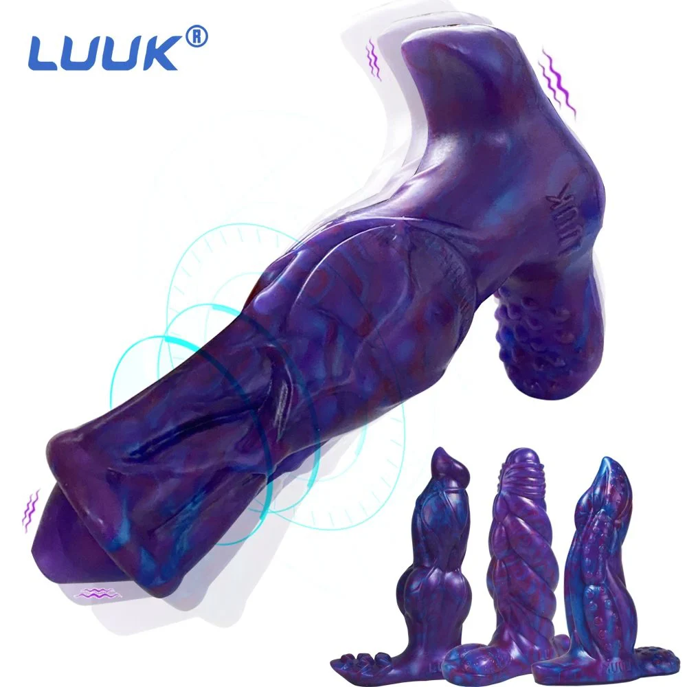 Design Vibrating Dildo Women Wearable G-spot Vibrator with Strap on Dragon Dildo