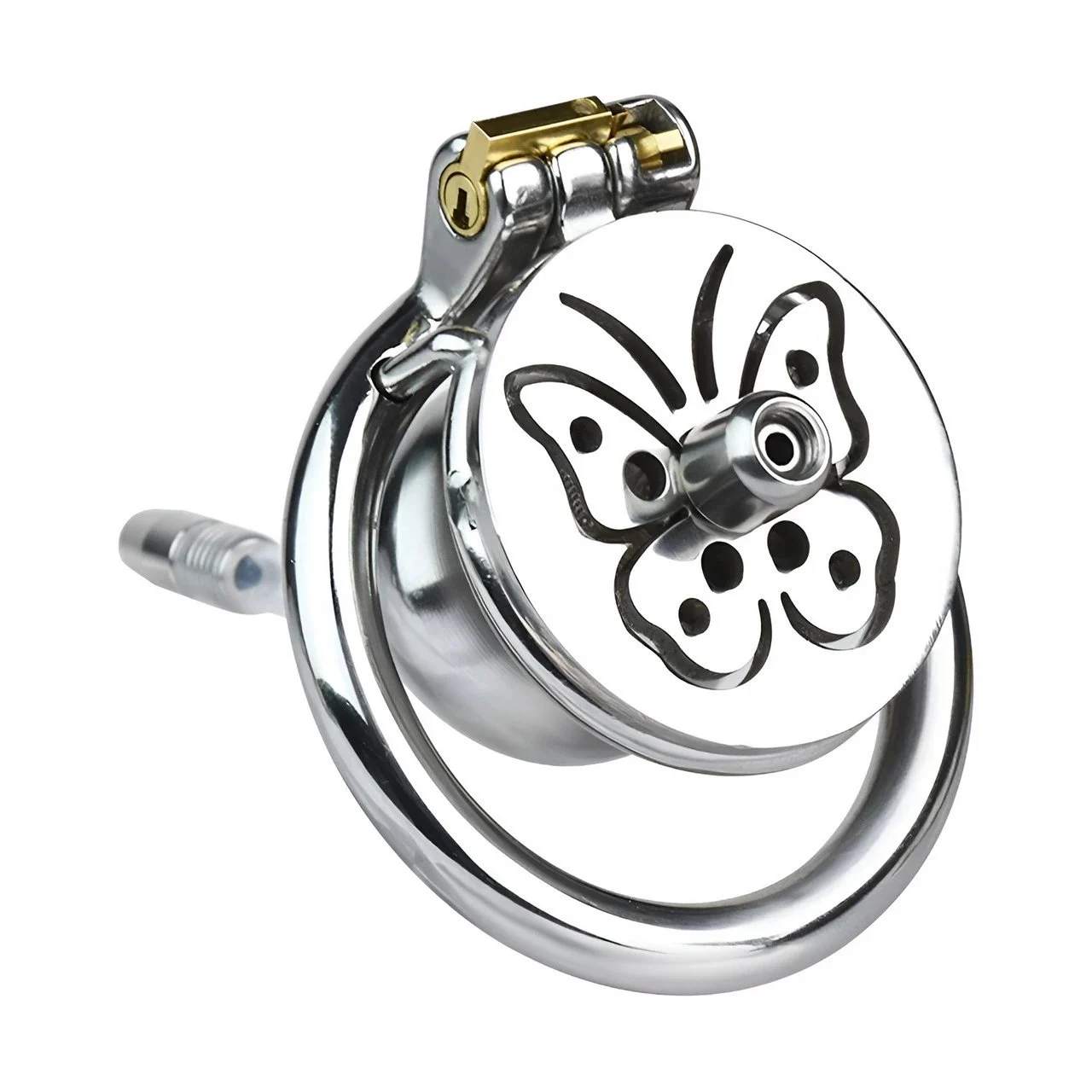 Butterfly Inverted Sissy Cage Sissy Inverted Chastity Cage Negative Cock Cage Chastity Toys Metal Male Chastity Device