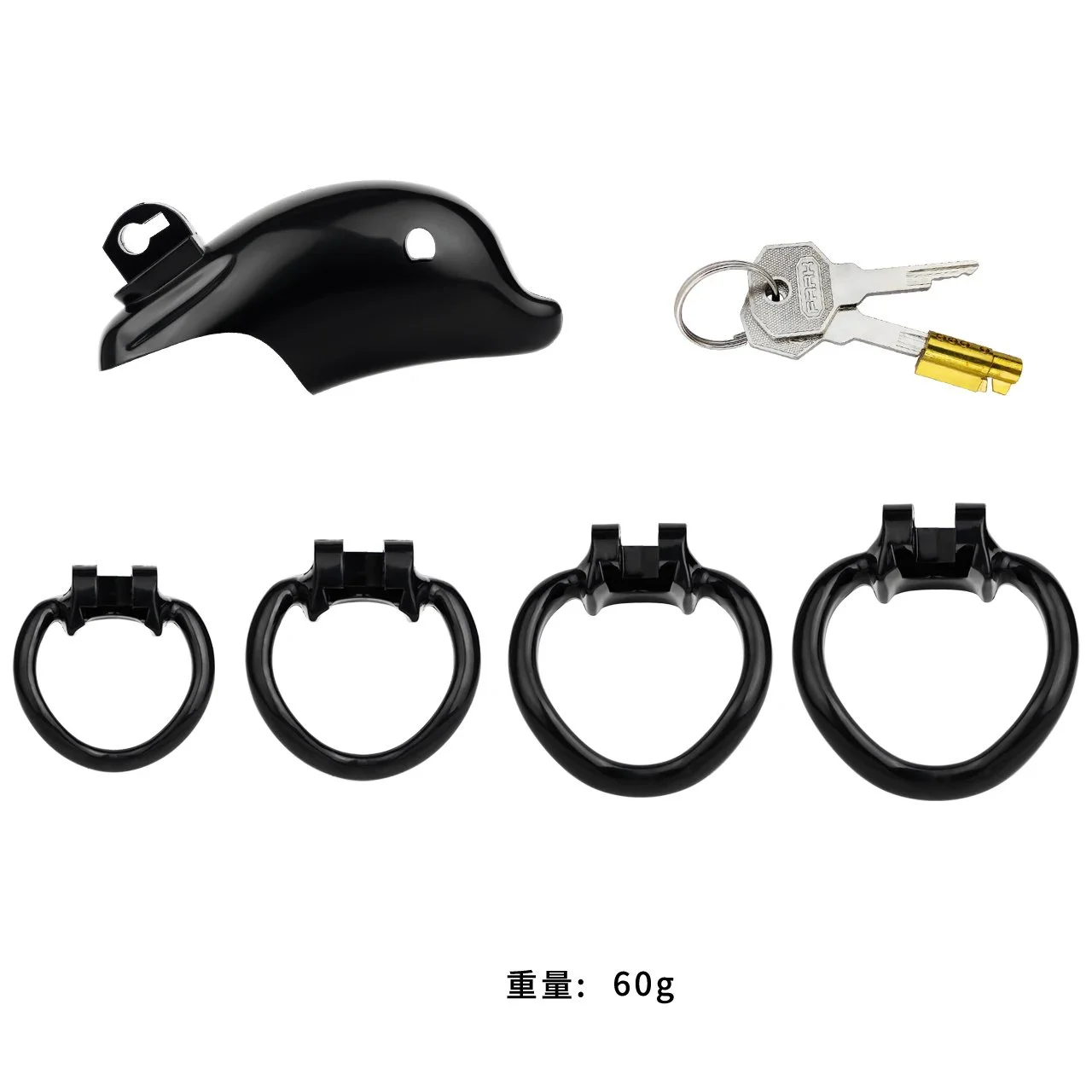 Dolphin-shaped Male Penis Chastity Lock Made of Safe Resin Material Chastity Restraint Suitable As an Adult Toy