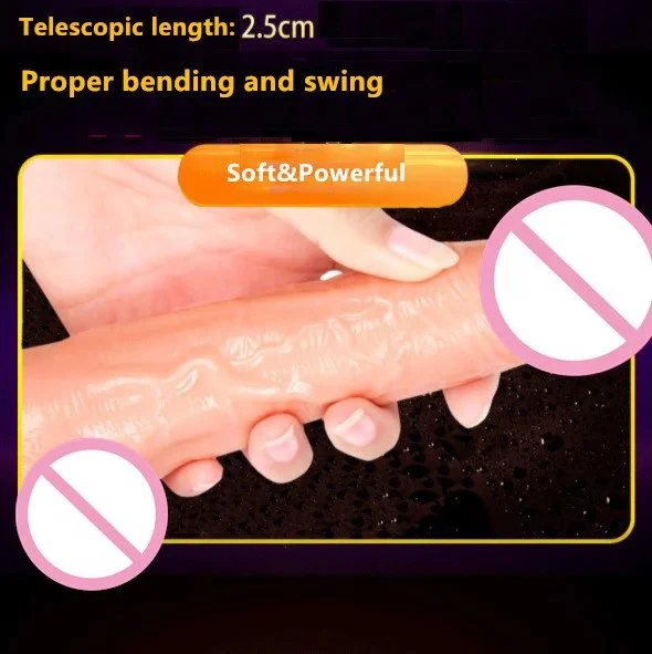 7 Speed USB Wired Realistic Rotating Telescopic Thrusting Vibrating Dildo Vibrator Sex Toy for Women
