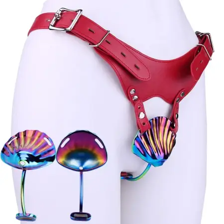 Full Cover Sissies Small Metal Chastity Cage Chastity Belt Strap on Cock Cage Male to Female Adult Sex Toy