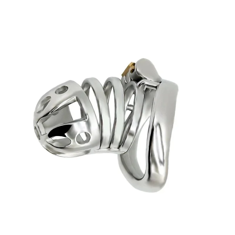 Male Chastity Device Cock Cage, Wearable Slave Body Control Locking Sex Toy for Men