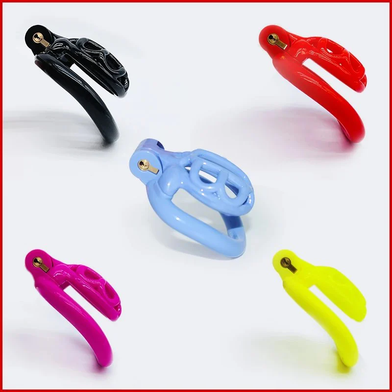 High Quality Resin Male Chastity Lock Plastic Cock Cage Device for Men Fetish Toys With Delay Ejaculation