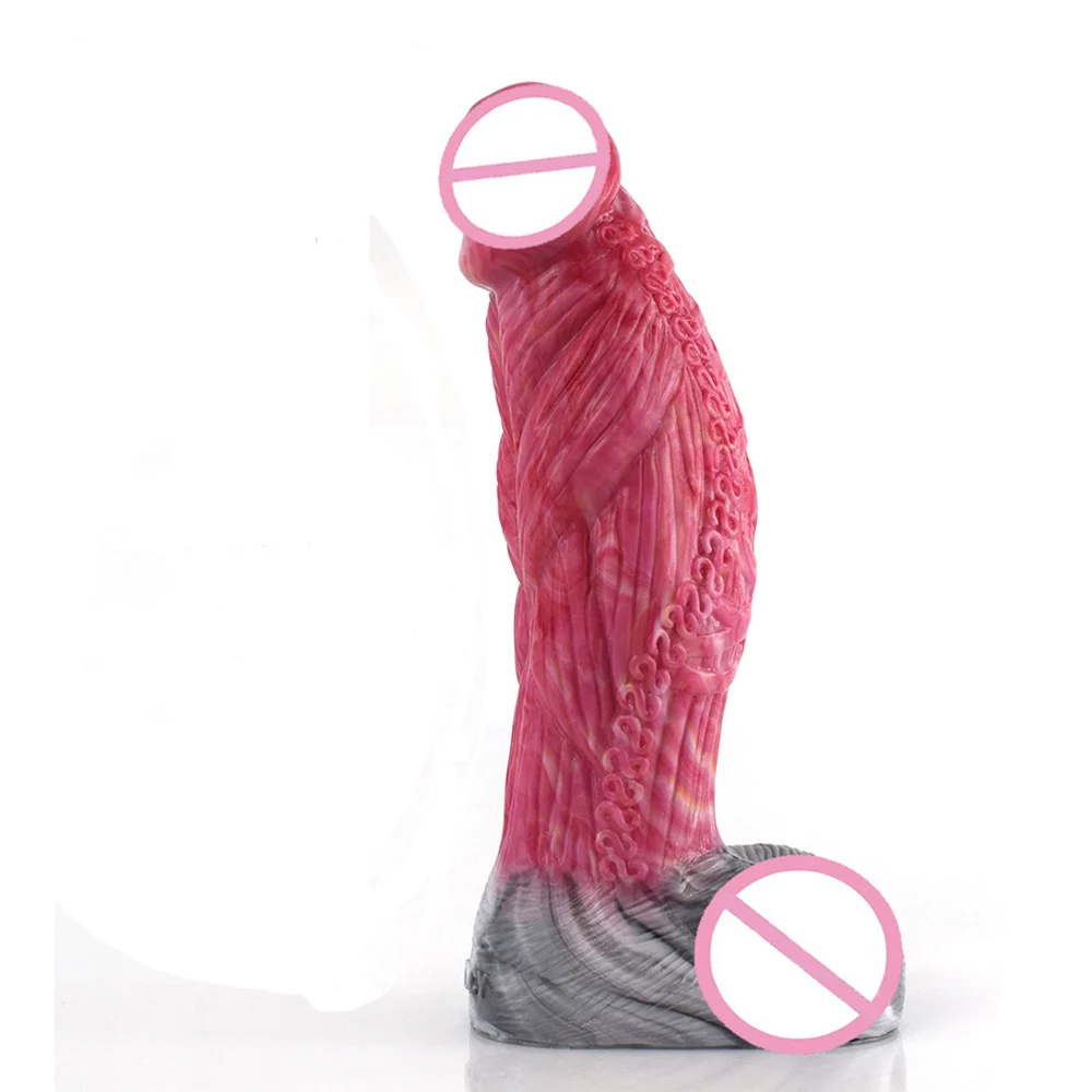 8 Inch Monster Dildo Gory G-spot Stimulation Beast Silicone Sex Toy Gorgeous for Women