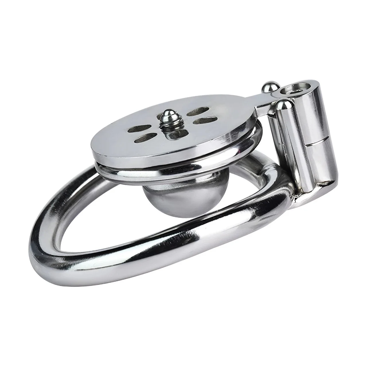 Cock Cage Male Toy Chastity Cage Lock Chastity Devices Male Invisible Stainless Steel Chastity Belt Device Flat Cage