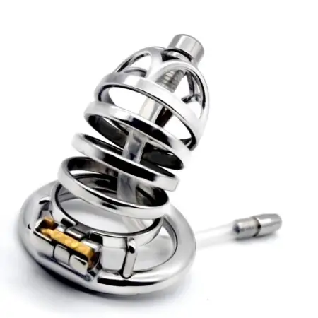70mm 304 Stainless Steel SM Sex Toy Chastity Cage Male Chastity Device Chastity Lock Penis Cage Cock Cage for SM