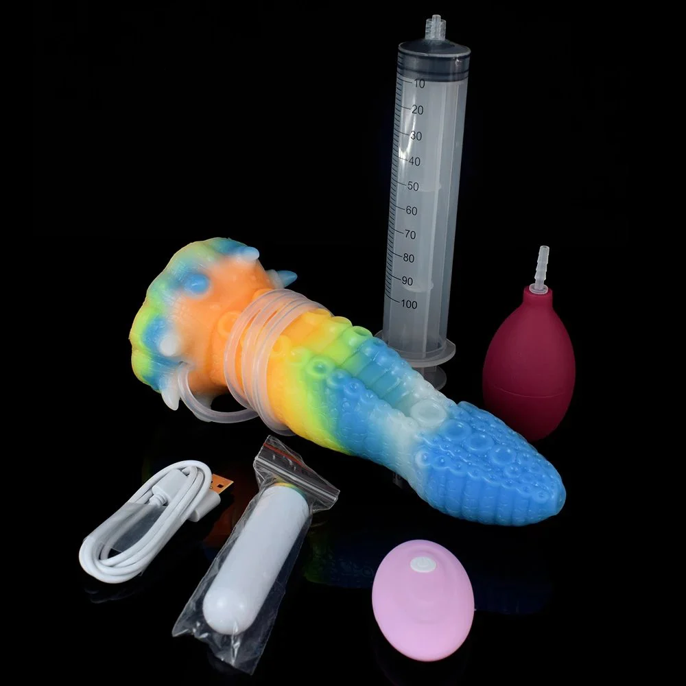 Dildo Vibrator Squirting Glow in the Dark Masturbator Female Vaginal G Spot Massage Powerful Stimulate Sex Toy for Women