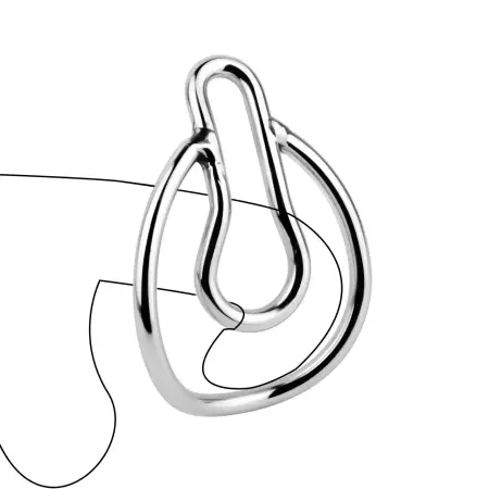 High Quality Chastity Clip with Body-hugging Design Lock Bird Sex Bondage Male Chastity Clip for Men Sex Game
