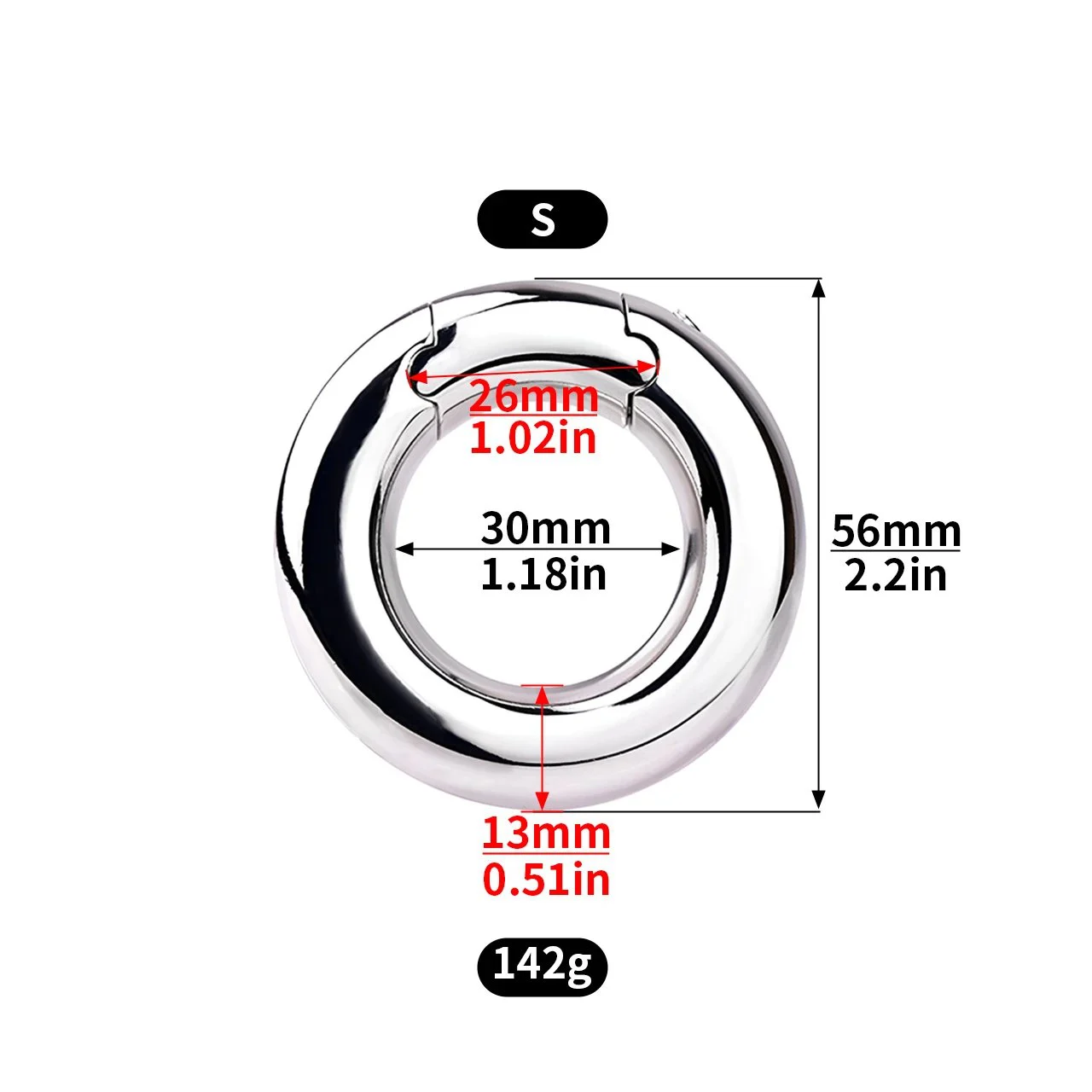 Four Size New Adult Male Toys Lock Balls Second Generation Scrotal Weight Ring Penis Cock Ring for Men Bondage