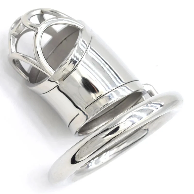 Adult Product Shop Sm Male Chastity Lock Sex Toy Stainless Steel Artificial Dildo Cock Cage Sex Toy for Fetishist