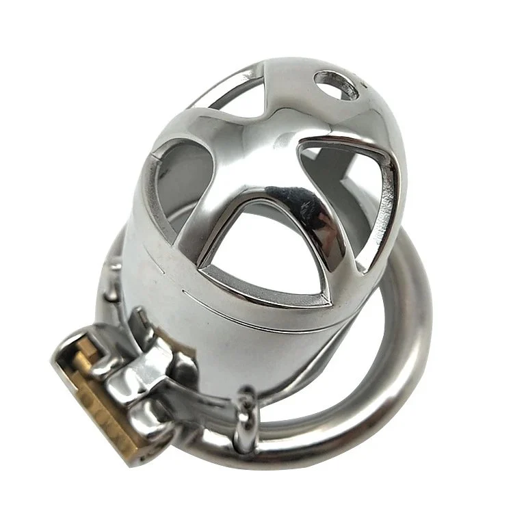 6cm SM Male Chastity Device Chastity Lock Penis in Cage with Keyholder Metal Chastity Cage for Man