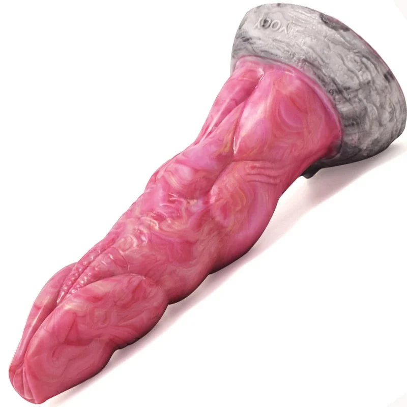 8 Inch Beast Dildo Erotic Sex Toy Vibration 10 Modes Monster Dildo Kinky Gory Color Fantastic Dildo