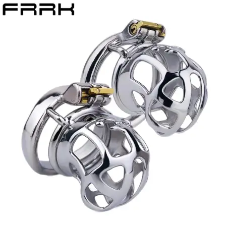 Metal Stainless Steel Male Chastity Lock Sex Cage Penis Lock Adult Sex Toys for Men Lightweight Feeling Chastity Lock