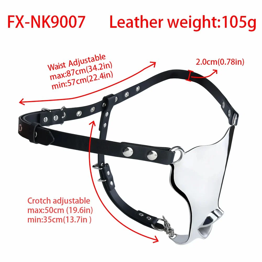 Men's Metal Underwear with a Unique Mouth-shaped Design Suitable for Power and Restraint Stainless Steel Sex Toys