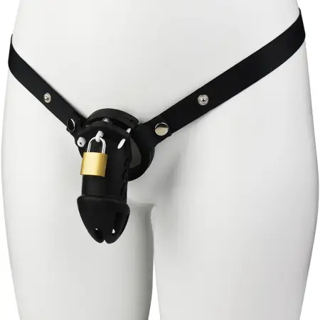 Liquid Silicone Chastity Lock for Men to Wear Penis Bird Cage CB Adult Sex Toys Belt Anti-off Chastity Device