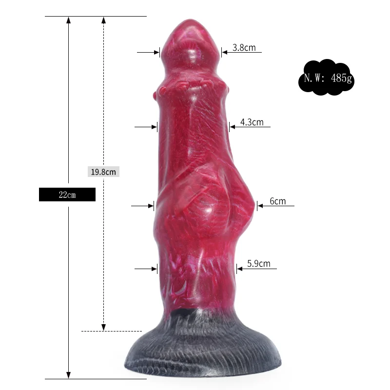 Ejaculating Penis New Realistic Dog Knot Female Masturbator Sex Toy Water Spray Dildo Ejaculation Squirting Dildo Women
