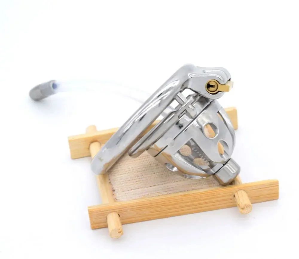 5.4cm Stainless Steel Male Chastity Cages Device Lock Penis Restraint Chastity Cage with Keyholder for Man Sex Toy
