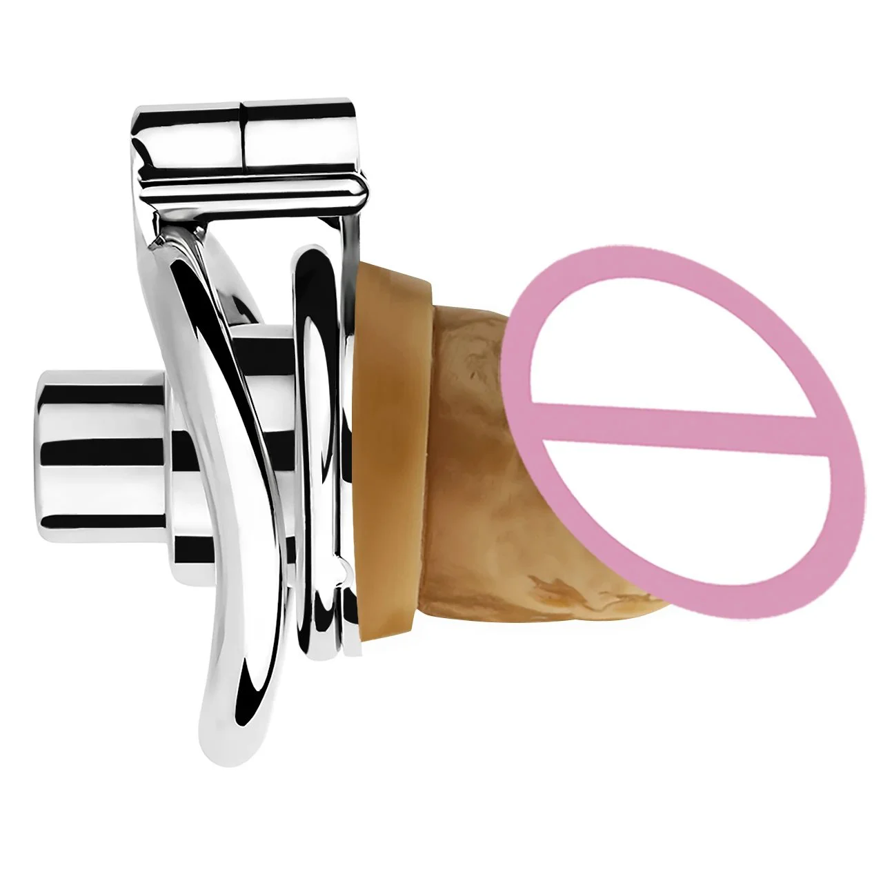 Inverted Urethral Chastity Cage Device with Dildo Head Negative Adult Penis Plug Bondage Sex Toys Sissy Chastity Cages