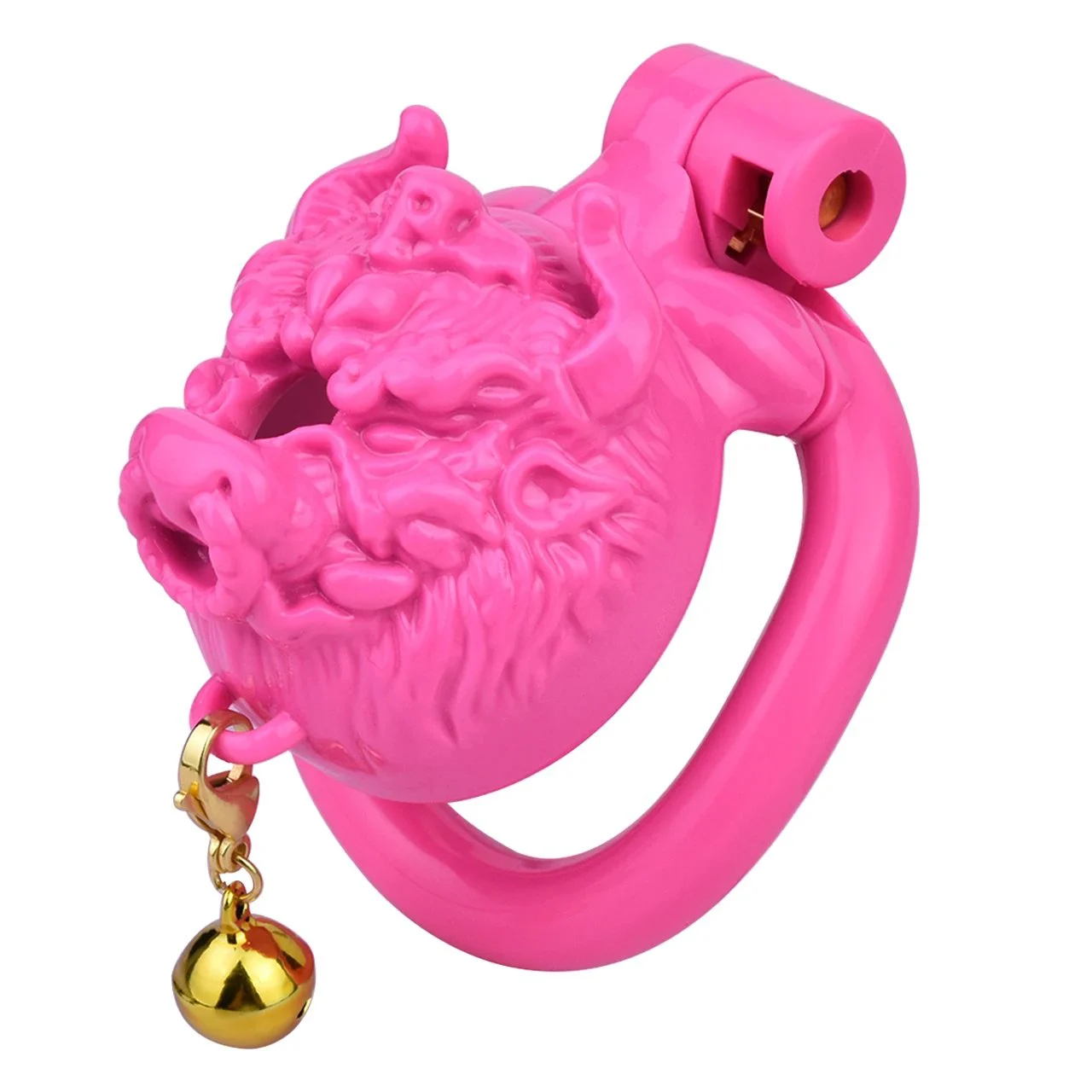 Little Bison Resin Chastity Lock for Men Wearable Sex Toys Penis Wear CB Lock Chastity Device Alternative Sex Products
