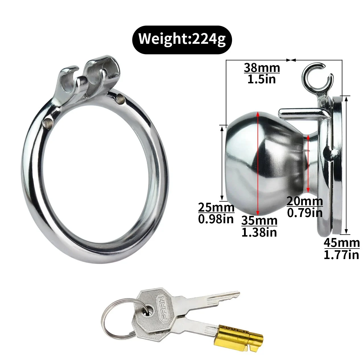 Butterfly Inverted Sissy Cage Sissy Inverted Chastity Cage Negative Cock Cage Chastity Toys Metal Male Chastity Device
