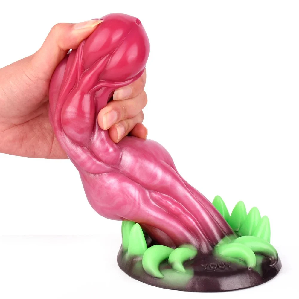 Realistic Fantasy Soft Huge High Quality Luminous Sex Toys With Suction Cup Dildo Animal Sex Toy Rubber for Women Men