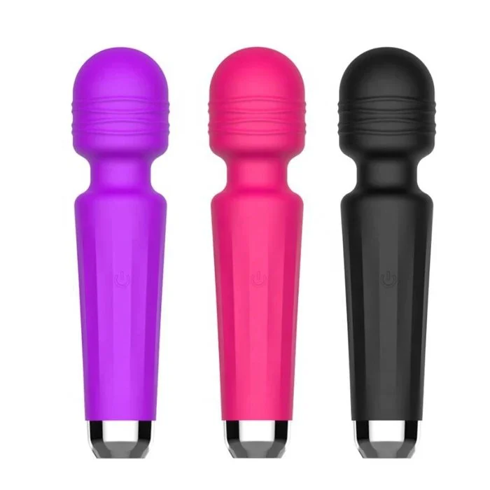 USB-powered 10-Mode Vaginal and Clitoral Wand G-Spot Vibrator Sex Product for Stimulating