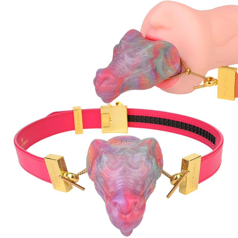 New Animal Style Mouth Gags with Realistic Touch Feeling Mouth Gags for Couple Sex Game