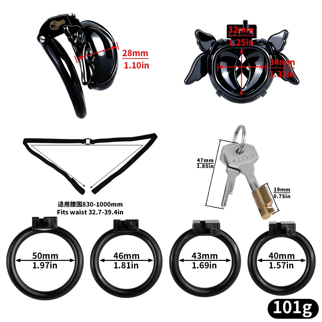 Detachable Chastity Belt Male to Female Chastity Cage Cb Penis Lock Sissy Sexual Restraint Toys