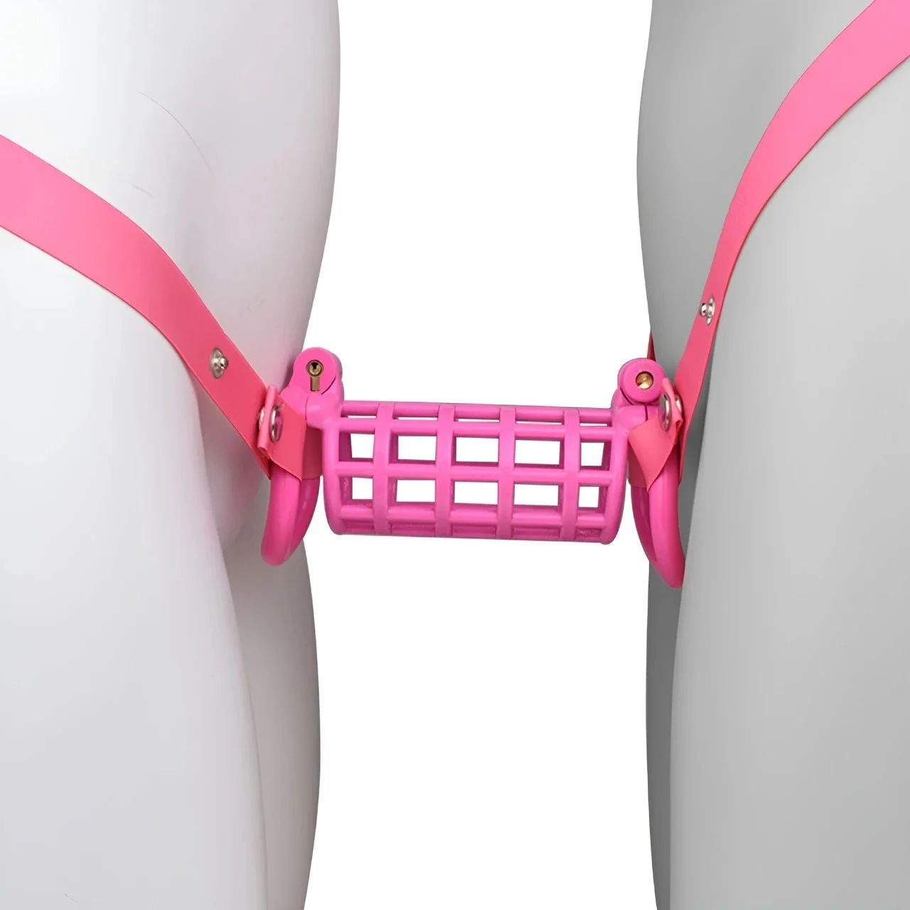 Doubled Head Chastity Cage, Sissy Chastity Cage for Gay Boy,chastity Cage for Men,sissy Chastity Cage Belt