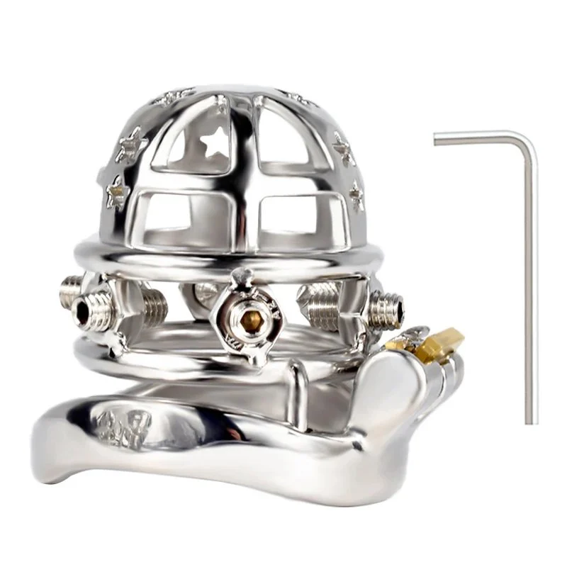 Cock Cage Metal House Chastity Devices Domination Couple Fetish Male Chastity Strict Cock Cage Harness