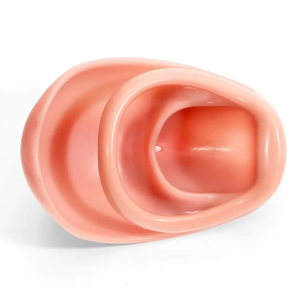 Male Chastity Belt-Waterproof Bondage Device Realistic Penis Cage Lock Adjustable Training for Games Gay for