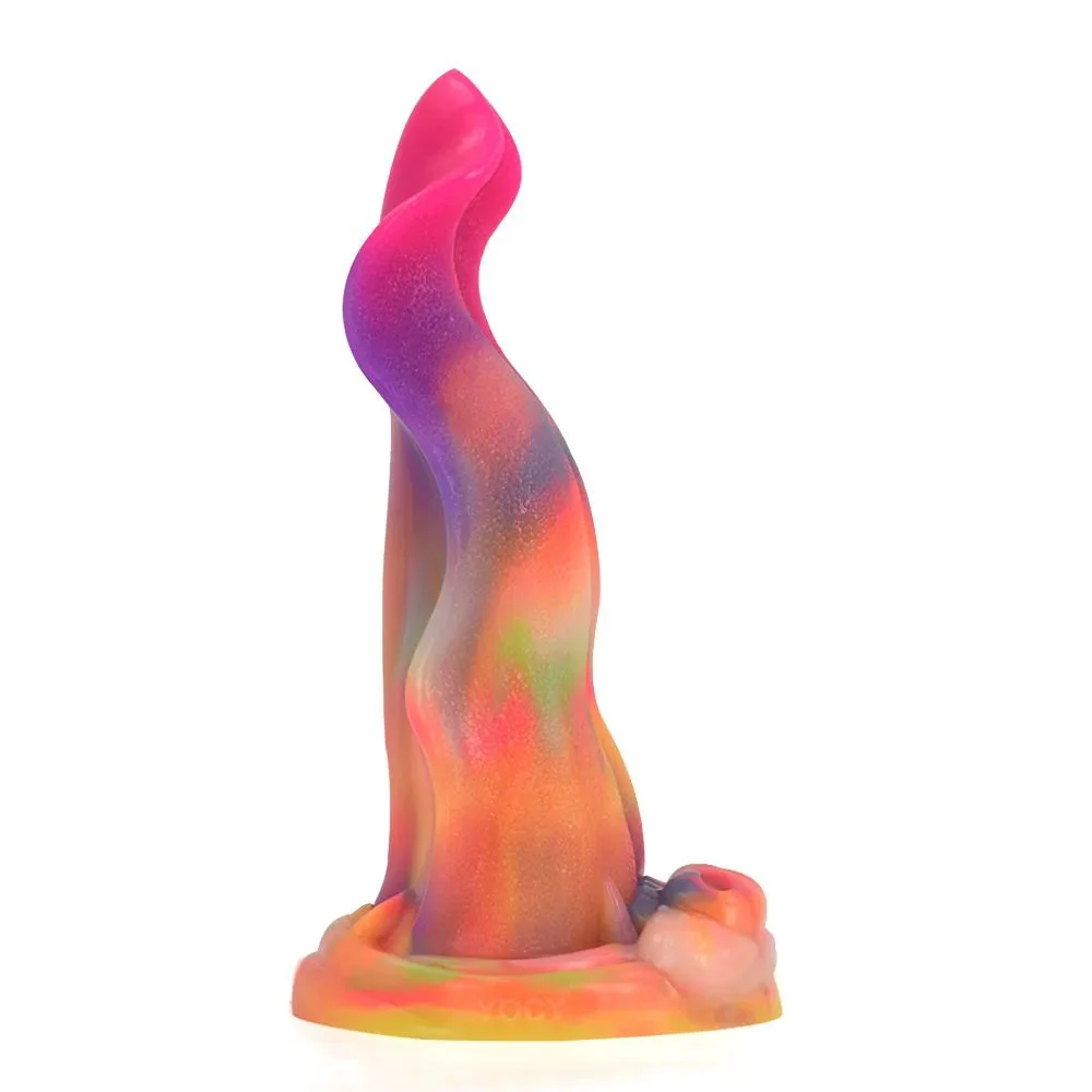 Fantasy Dildo Penis Luminous Realistic Wolf Tongue Sex Toys for Women Vagina Penis for Man