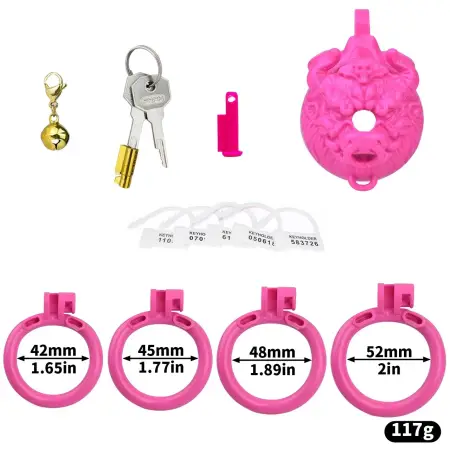 pink Sissy Chastity Cage,dragon Shape Male Chastity Cage Devices,cock Cage for Men,chastity Cage Belt Toys
