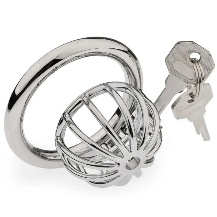 Male Chastity Device Adult Men's Cock Cage Anti-derailment Sex Toys