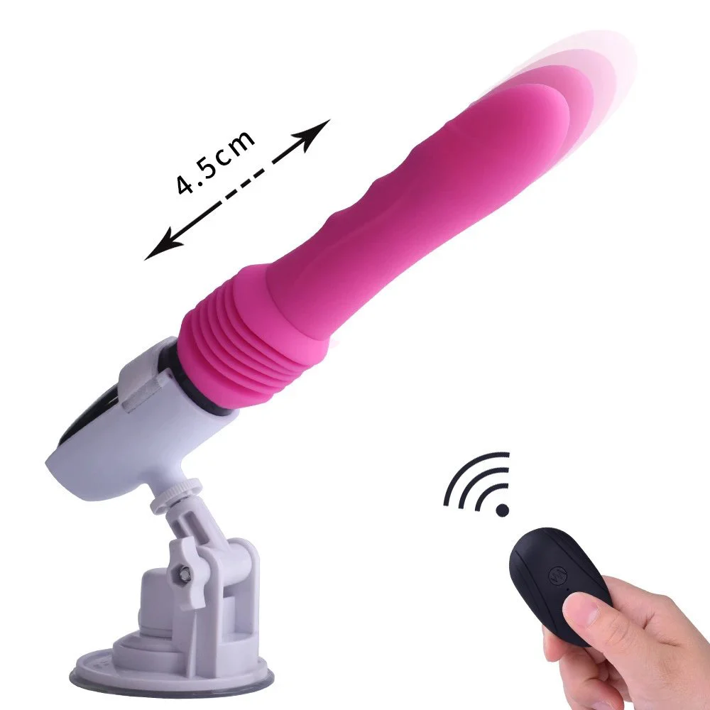 Electric Remote Control Thrusting Telescopic Dildo Masturbator Automatic Sex Toy Gun Machine