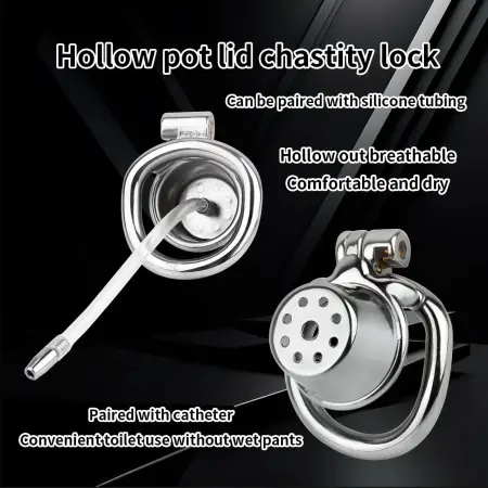 Full Cover Stainless Steel Male Chastity Cage Device Anti Pull Out Ultra Small Cock Cage Sissy Chastity Cage