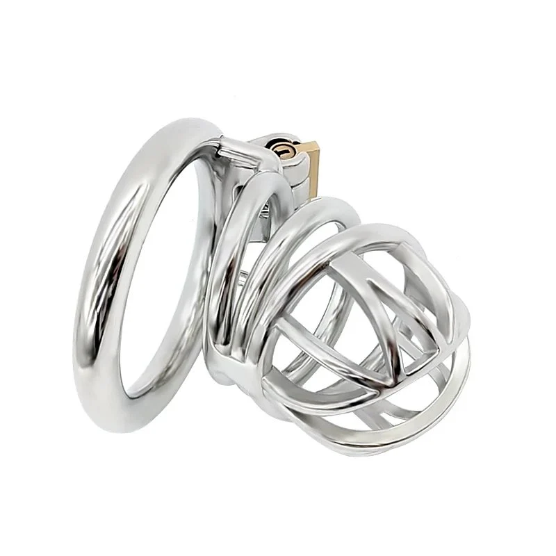 Newly Ring for Men Erection Lightweight Chastity Cage Body-Safe Penis Cage for Men with Ring
